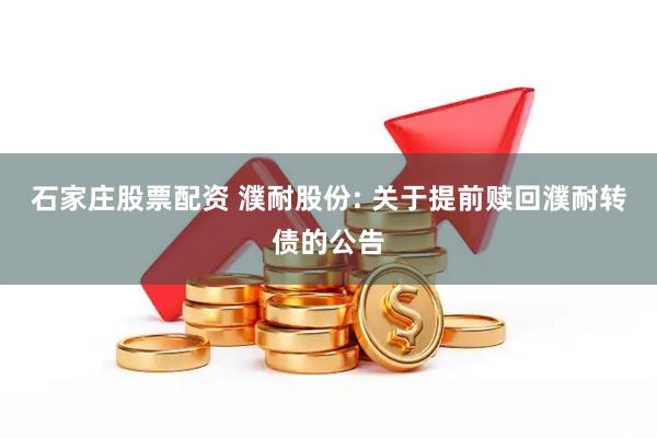 石家庄股票配资 濮耐股份: 关于提前赎回濮耐转债的公告